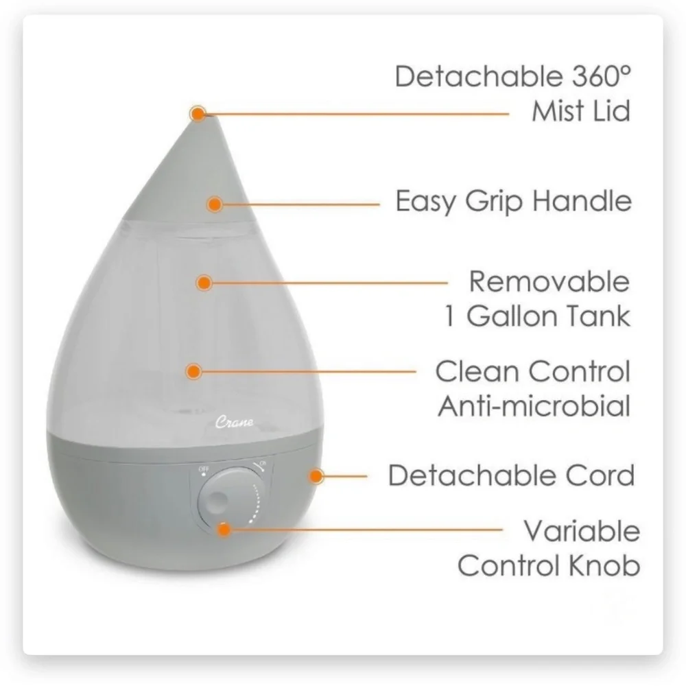 COOL MIST HUMIDIFIER - NEW IN ORIGINAL BOX - Picture 3 of 5